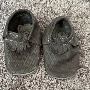 Stylish Freshly Picked Gray Kids Mocassins